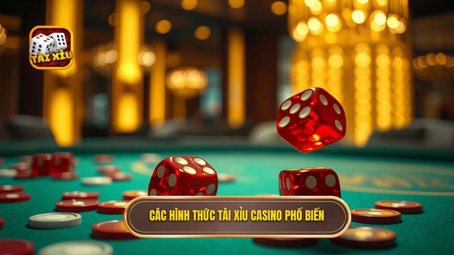Các hình thức tài xỉu casino phổ biến