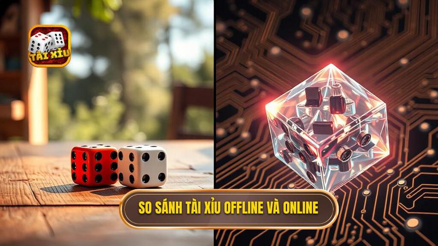 3. So sánh Tài xỉu Offline và Online